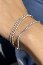 Load image into Gallery viewer, Diamond tennis bracelet