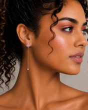 Load image into Gallery viewer, Ana diamond earring {sister}