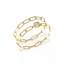Load image into Gallery viewer, Skinny Paper Clip Ring