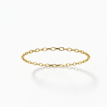 Load image into Gallery viewer, 14k Gold Chain Ring