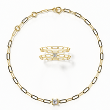 Load image into Gallery viewer, Skinny Paper Clip Ring