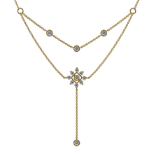 Load image into Gallery viewer, Ana Half Diamond Necklace
