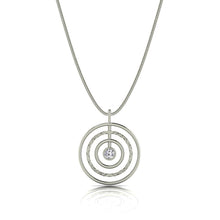 Load image into Gallery viewer, Adinkra Diamond Necklace White Gold
