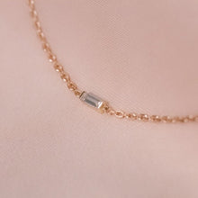 Load image into Gallery viewer, Baguette Bracelet Yellow Gold