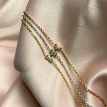 Load image into Gallery viewer, Line Trio Diamond Bracelet