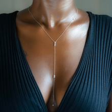 Load image into Gallery viewer, Diamond Waterfall Necklace