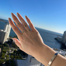 Load image into Gallery viewer, Cuban Link Emerald Ring