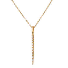Load image into Gallery viewer, diamond spike necklace