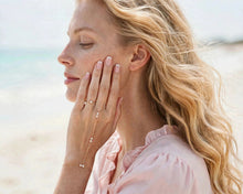 Load image into Gallery viewer, Éléa Diamond Hand Ring Bracelet

