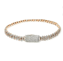 Load image into Gallery viewer, Cuban diamond bracelet
