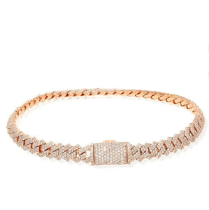 Cuban diamond bracelet