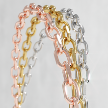 Load image into Gallery viewer, Trio 14K Gold Chain Ring
