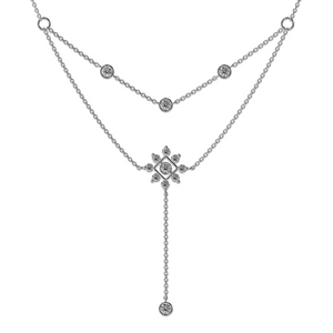 Ana Half Diamond Necklace