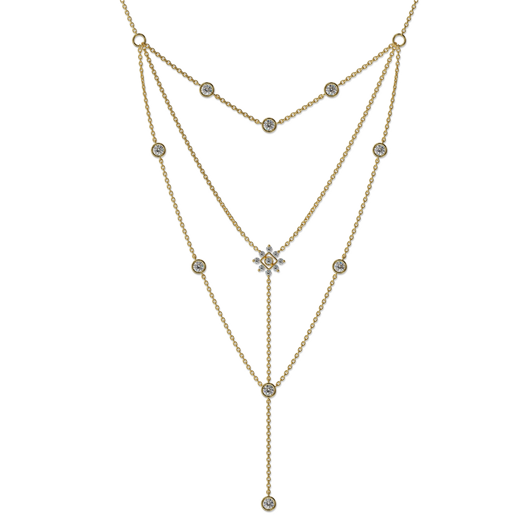 Ana Full Diamond Necklace