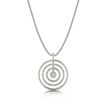 Load image into Gallery viewer, Adinkra Diamond Necklace White Gold
