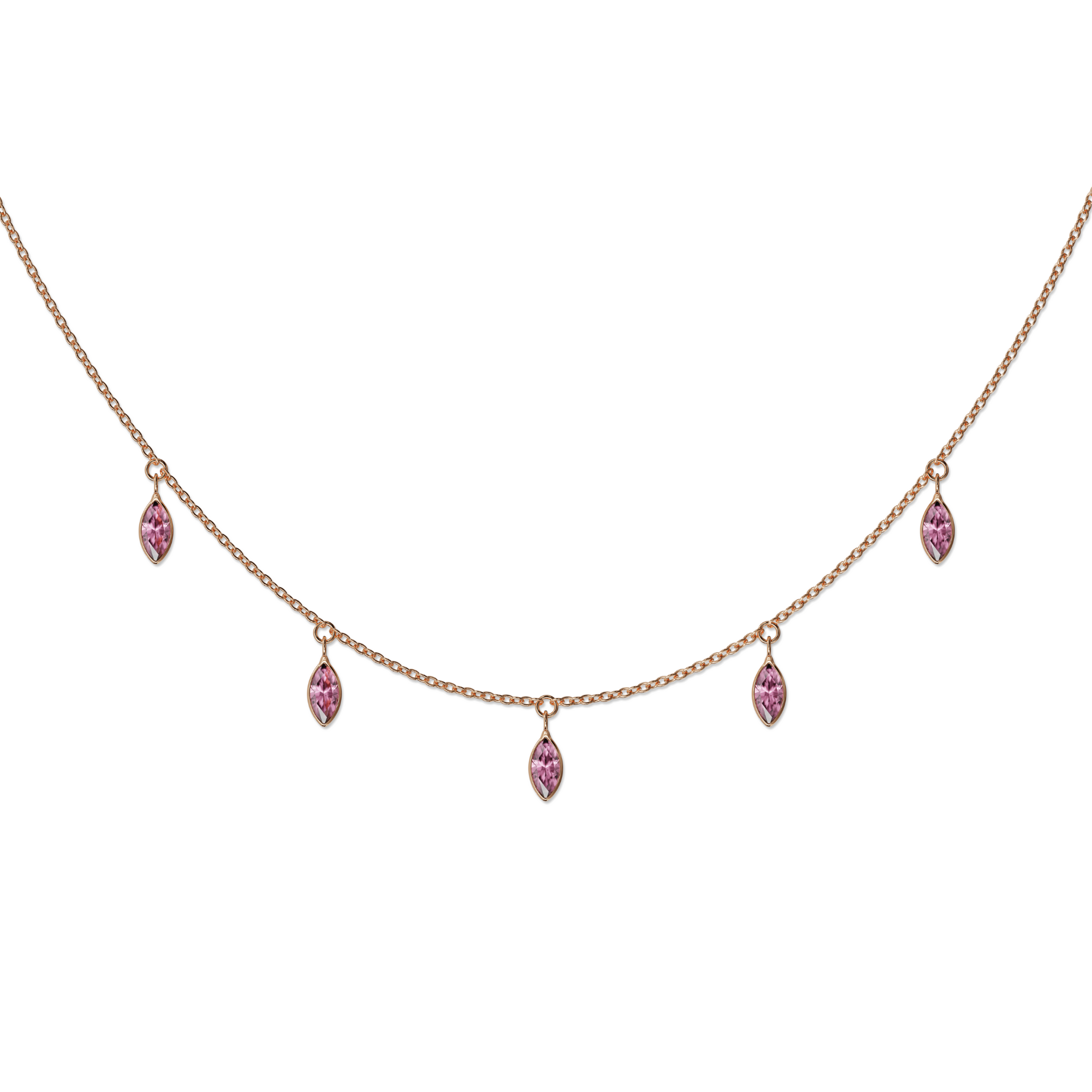 Pink Sapphire Necklace