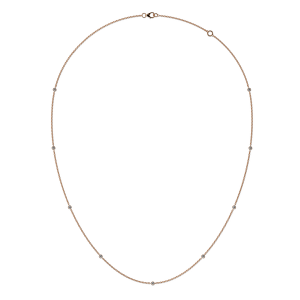Staggered Diamond Necklace