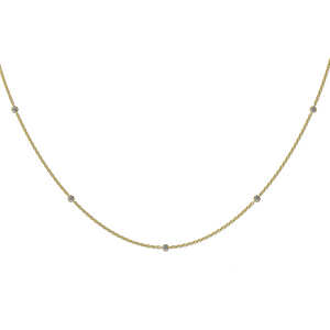Staggered Diamond Necklace