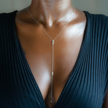 Load image into Gallery viewer, Diamond Waterfall Necklace
