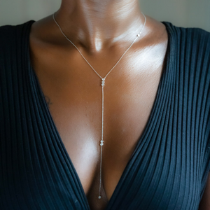 Diamond Waterfall Necklace